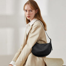 Damen Handtasche Klein Geflochten Crossbody Schultertasche