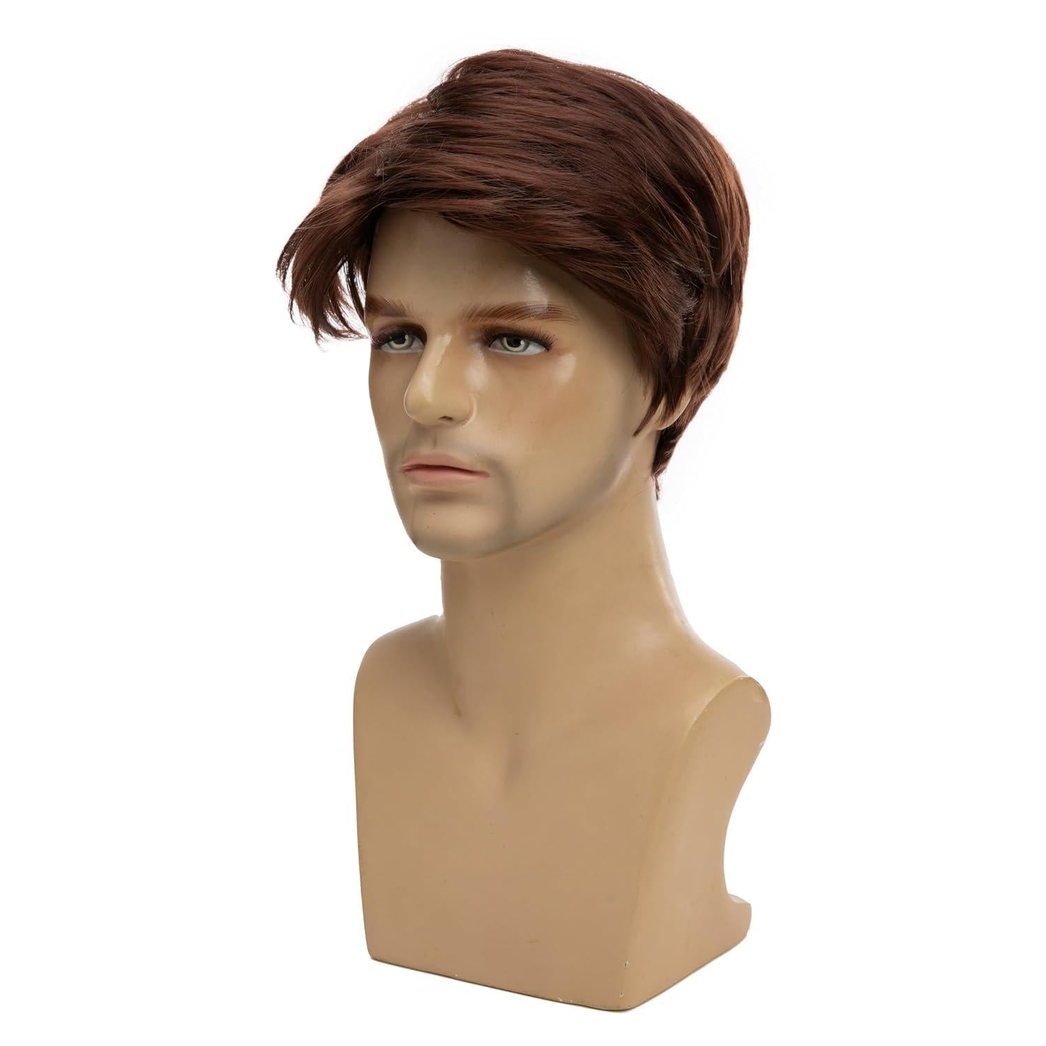 Braune Synthetische Männer Perücke Halloween Cosplay Kostüm Haare