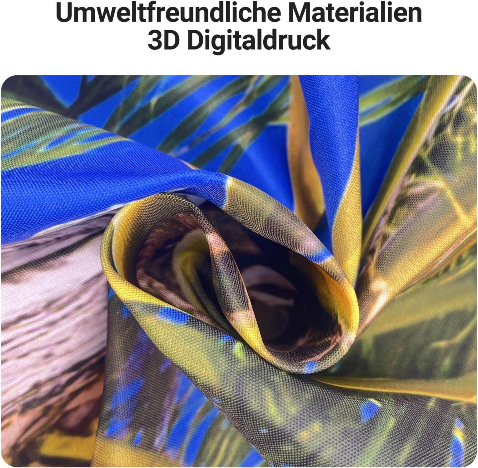 Duschvorhang Strandmuster wasserabweisend 180x200cmAnti-Schimmel