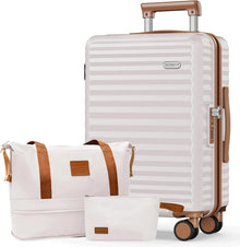 Leichter XL Hartschalenkoffer 3tlg Set mit TSA-Schloss