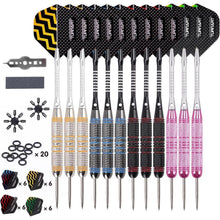 Professionelle Steel Dartpfeile Set mit Metallspitze - 12
