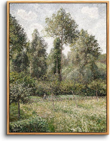 Vintage Leinwand Bild Natur Wald Landschaft 30x40cm mit Rahmen