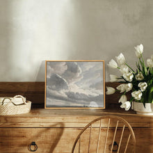 Vintage Leinwandbilder mit Holzrahmen 20x25 cm - Natur