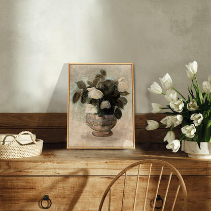 Vintage Leinwand Bilder mit Holzrahmen 20x25cm Wohnzimmer