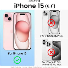 ORNARTO Hue für iPhone 15 Hülle, [Fluoreszierender