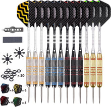 Profi Steel-Darts Pfeile Set 12 Stück 24g Metallspitze
