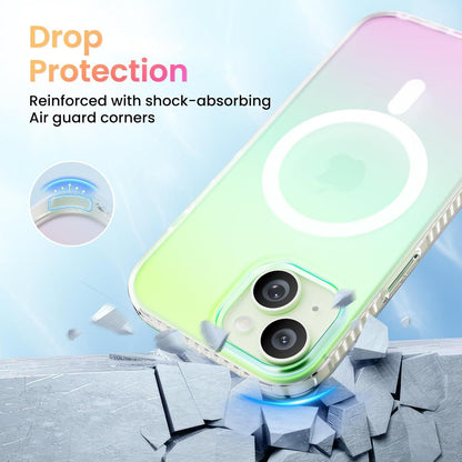Hülle iPhone 15 kompatibel mit Magsafe [Fluoreszierender