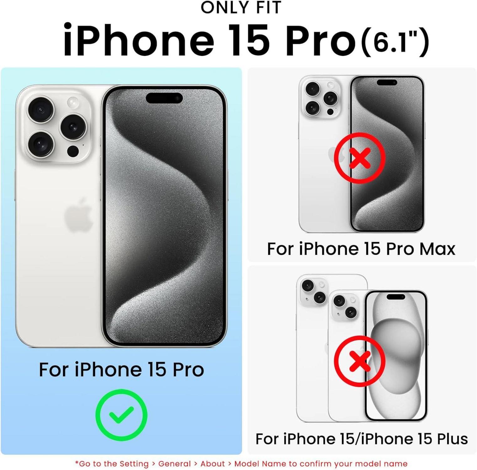 iPhone 15 Pro Hülle Magsafe Fluoreszierender Farbverlauf 6.1