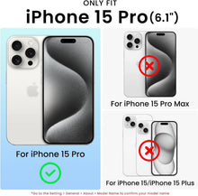 iPhone 15 Pro Hülle Magsafe Fluoreszierender Farbverlauf 6.1