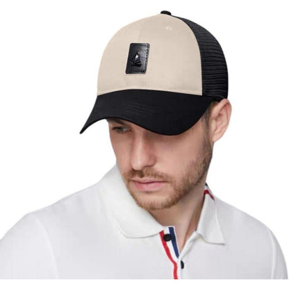 XXL Baseball Cap Herren Mesh Atmungsaktiv Verstellbar Khaki