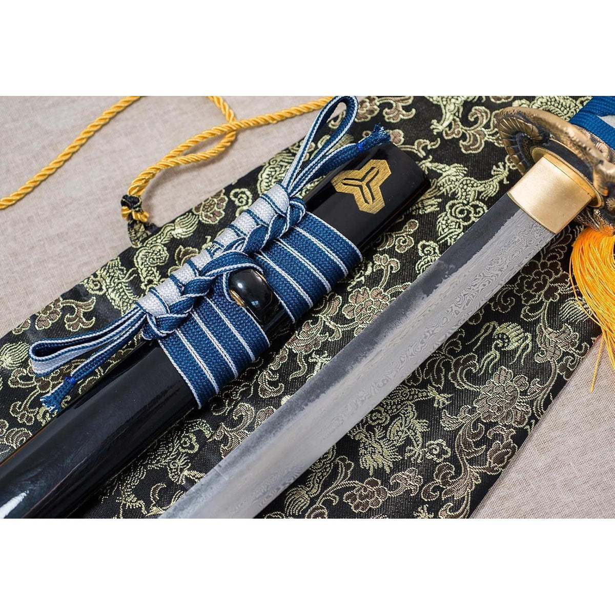40 Zoll Samurai Katana Schwert – Handgeschmiedet, Kohlenstoffstahl