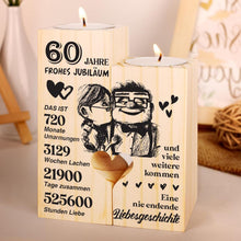 Diamantene Hochzeit 60. Geburtstag Kerzenständer Deko