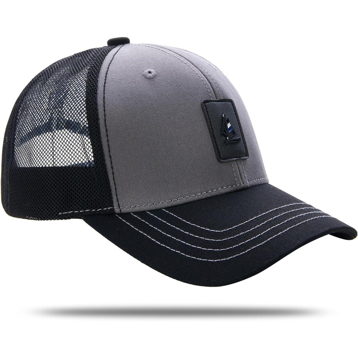 Baseball Cap Unisex Sommer Mesh Atmungsaktiv Größe M Grau