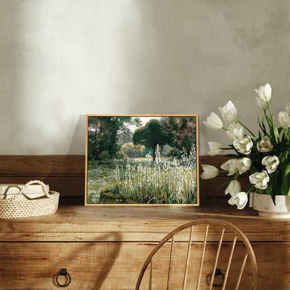 Vintage Leinwand Bilder 20x25 cm mit Holzrahmen für