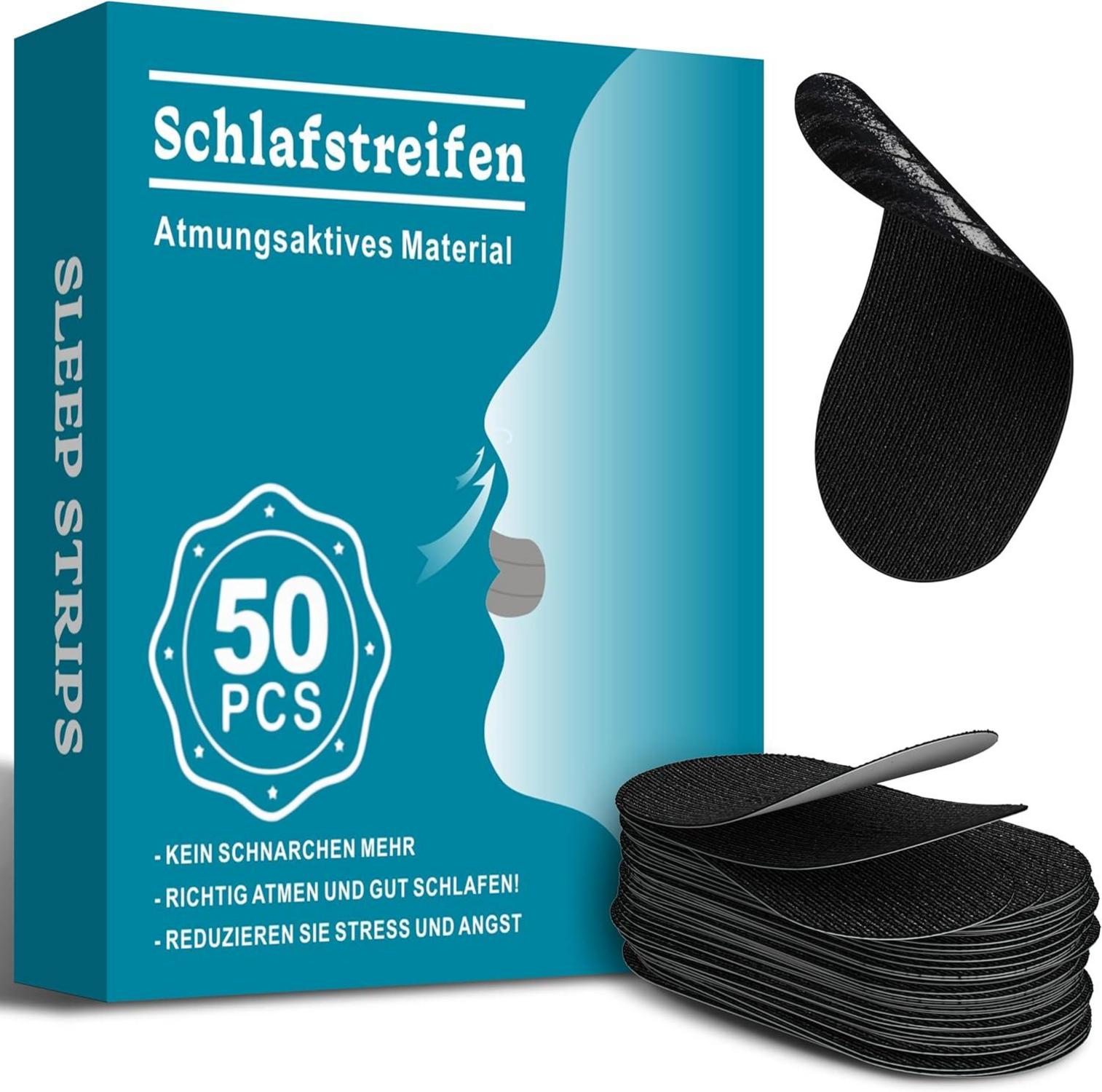 Mundpflaster Schnarchen Stopper 50 Stück Nachts Schlaf Hilfe