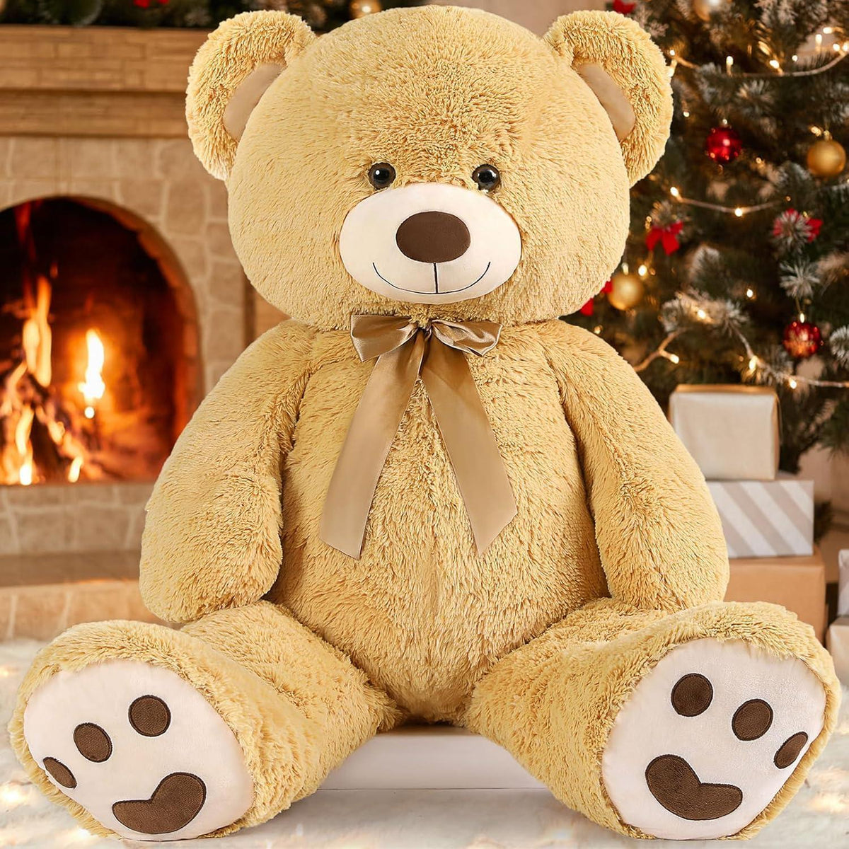 Riesiger Kuschelteddybär 120cm - Weiches Plüschtier Geschenk