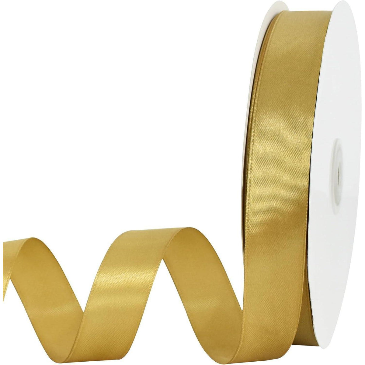Satinband 2 cm, goldfarben – 91 m für Dekoration & Basteln