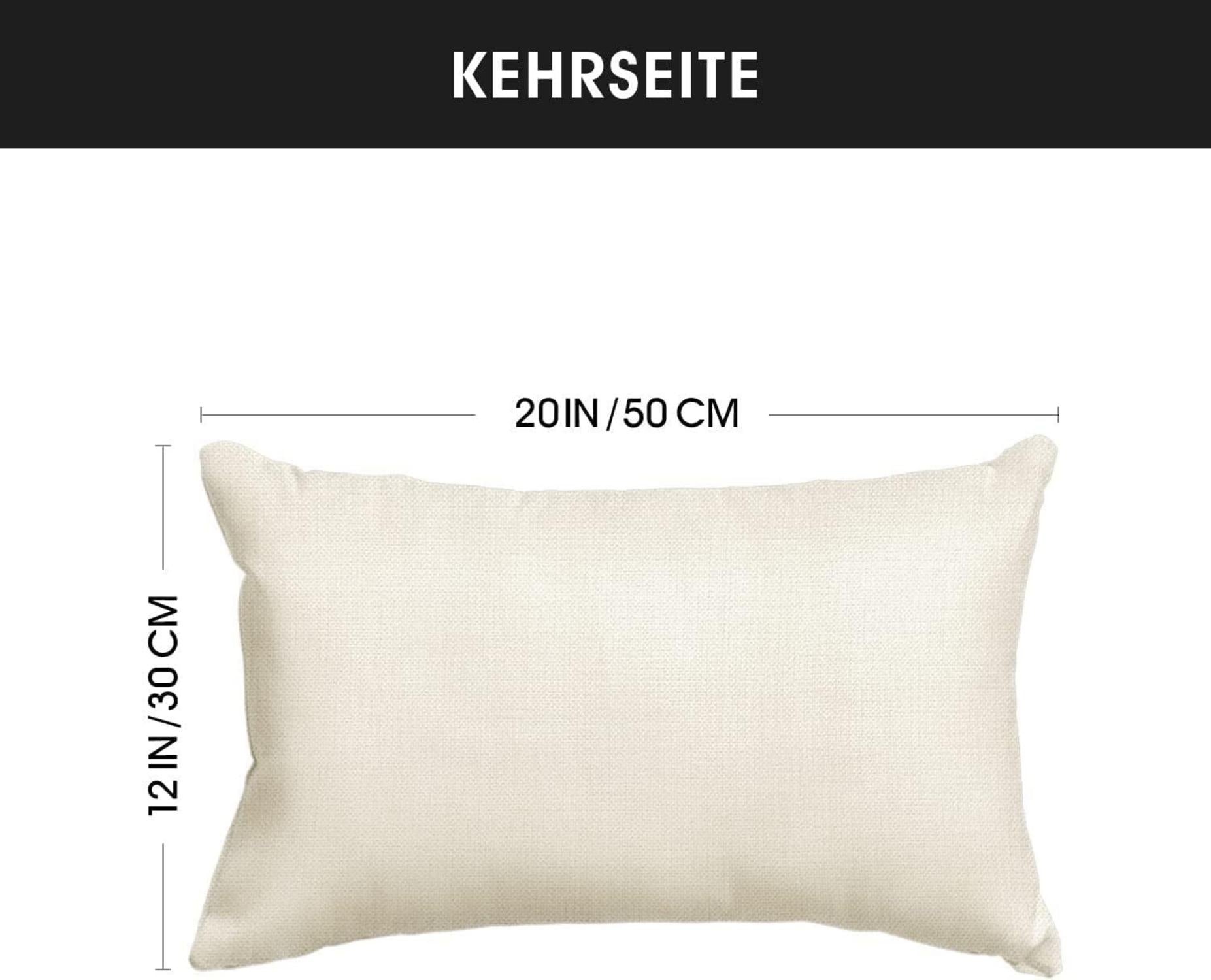 Orange Herbst Kürbisse Kissenbezüge 2er Set 30x50 cm Sofakissen