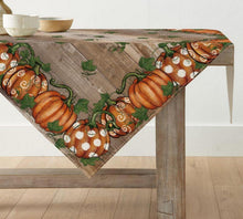Artoid Herbst Tischdecke Kürbisse 100x100 cm Braun