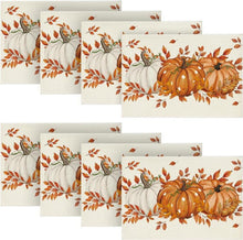 Artoid Mode Orange Herbst Platzsets 8er Set 30x45cm Waschbar Tischsets