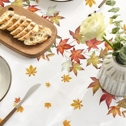 Herbst Tischdecke Rund 120 cm Fall Fleckschutz Tischwäsche Urlaub