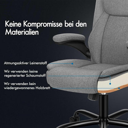 Ergonomischer Massage Bürostuhl mit Armlehne, SGS Gas-Lift, Gaming