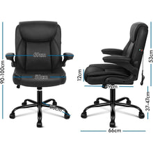 ALFORDSON Ergonomischer Massage Bürostuhl mit Armlehne 150kg