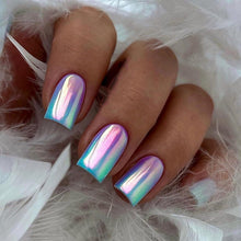 24 Stück Rosa Acryl Nägel Gelee Kurz Press on Nails