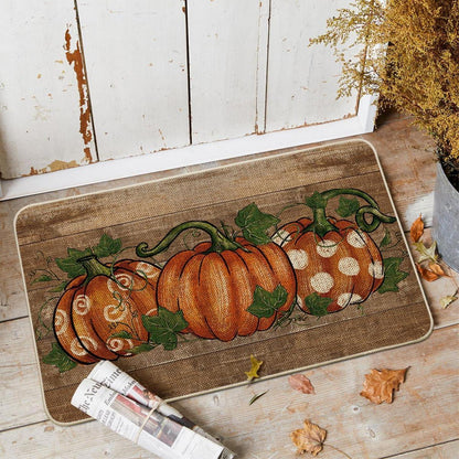 Herbstliche Planken Fußmatte Deko Innen Außen 40x60cm