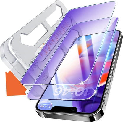 Schutzfolie iPhone 13/13Pro/14 Panzerglas Anti-Blaulicht 2.5D