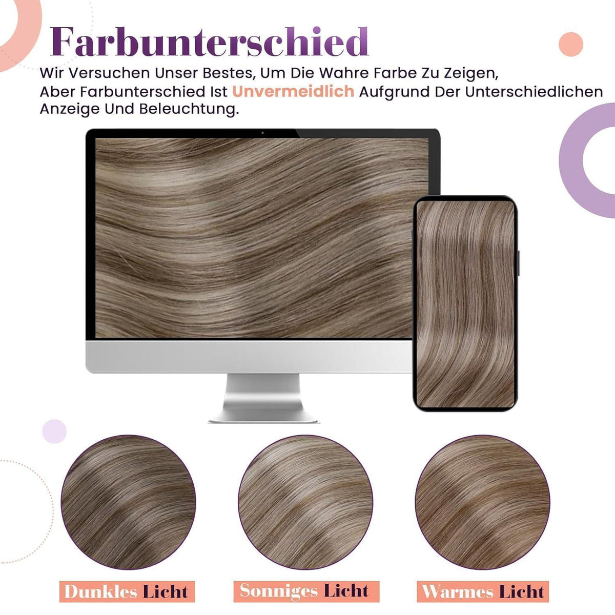 Echthaar Clip-In Extensions 45cm #8/60/8 – Volumenset