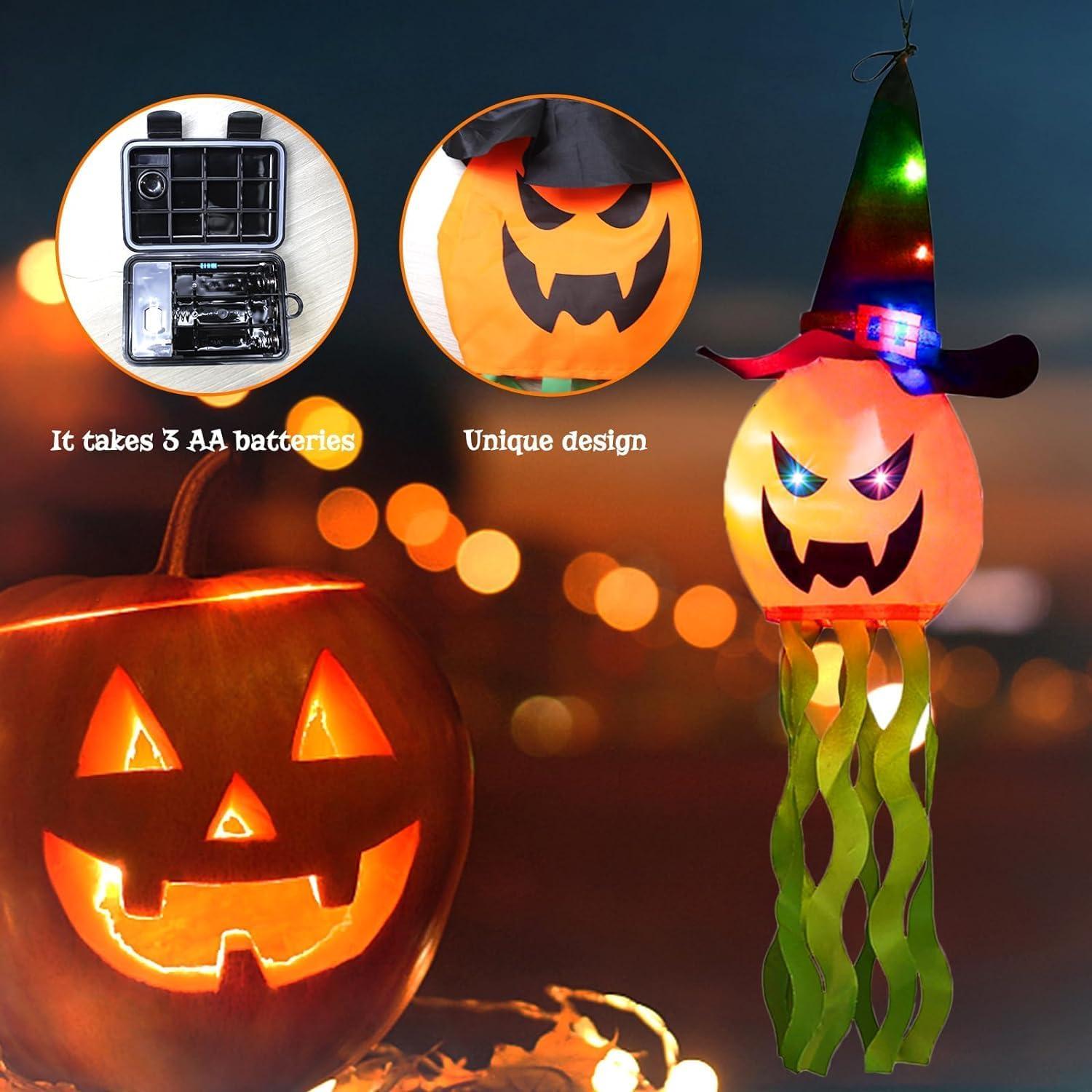 Halloween Deko Kürbis Innen Draußen Gruselig Hängend Set