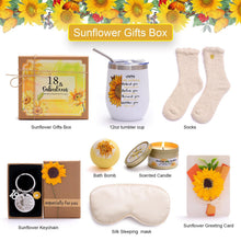 18. Geburtstag Mädchen Sonnenblume Geschenkbox für 18 Jahre