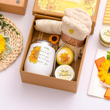21. Sonnenblume Geschenkkorb für 21. Geburtstag Mädchen - 7