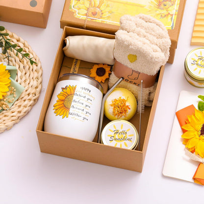 Sonnenblume Geschenkbox für 21. Geburtstag Mädchen Schwester Tochter