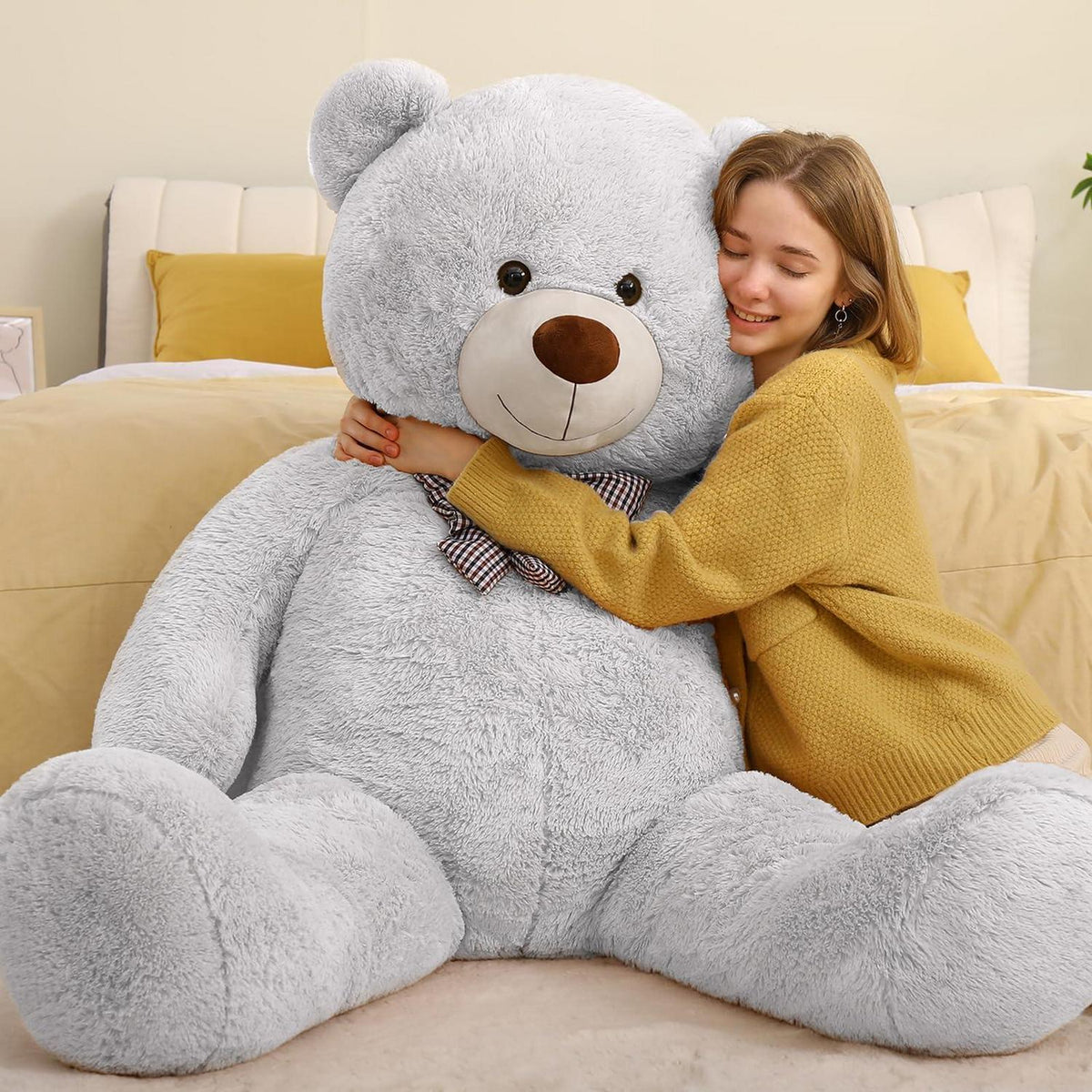 Riesen Teddybär 140cm - XXL Kuscheltier Geschenk für Valentinstag