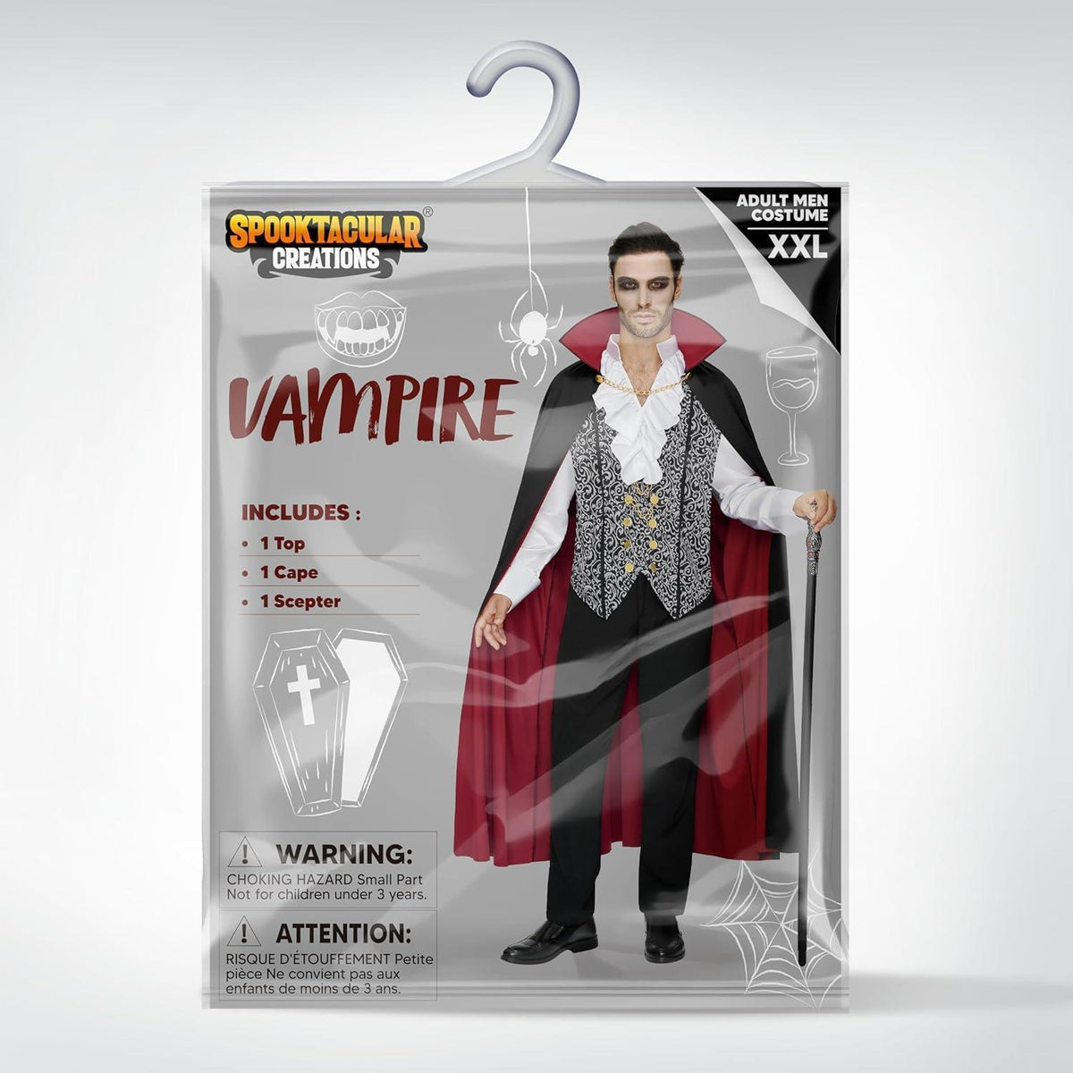 Renaissance Vampir Kostüm Herren Deluxe Halloween Rollenspiel