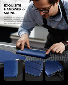 Samsung Galaxy A55 Handyhülle - Premium Leder Klapphülle