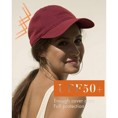 Baseball Cap Unisex – Verstellbare Kappe C-Weinrot