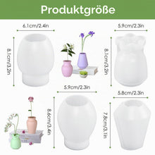 Silikonform Vase 4er Set – DIY Epoxidharz Gießform Vases