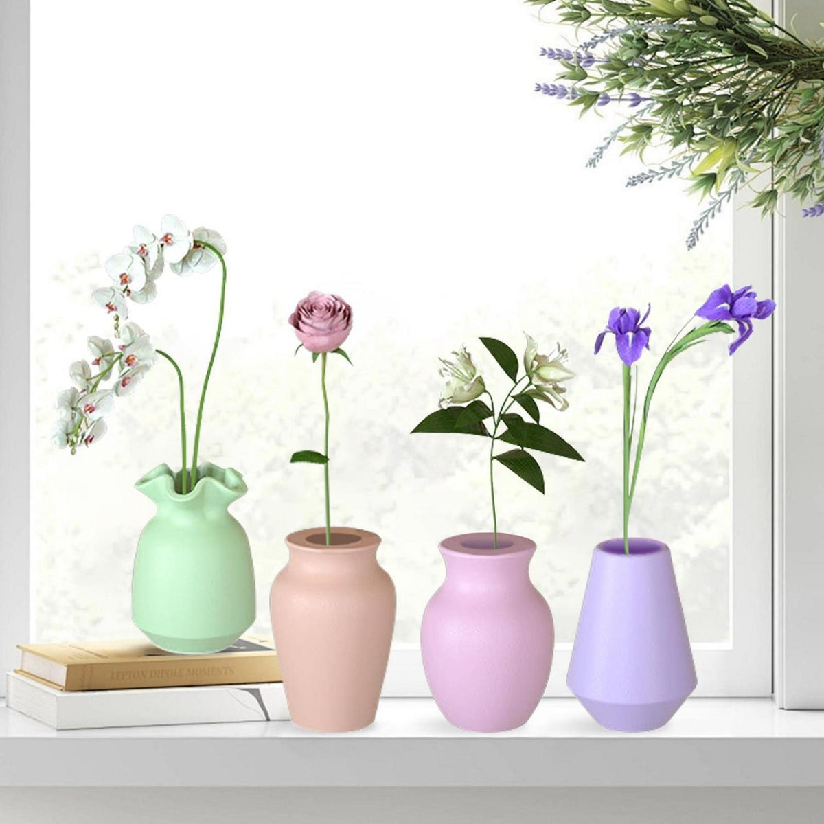 Silikonform Vase 4er Set – DIY Epoxidharz Gießform Vases