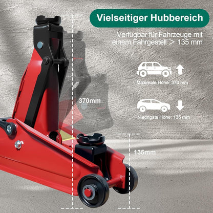 Hydraulischer Wagenheber 3 Tonnen – Robust & Vielseitig
