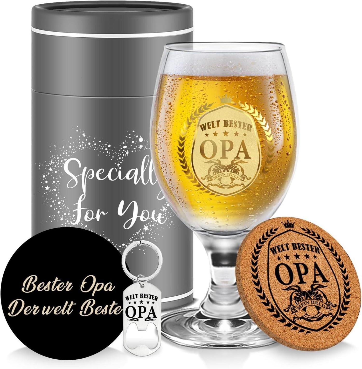 Personalisiertes Bierglas mit Gravur für Opa - Geschenk Männer Opa