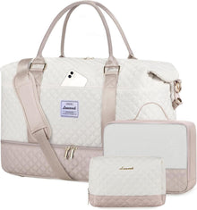 Reisetasche Set Damen Sporttasche Handgepäck Weekender Travel Duffle