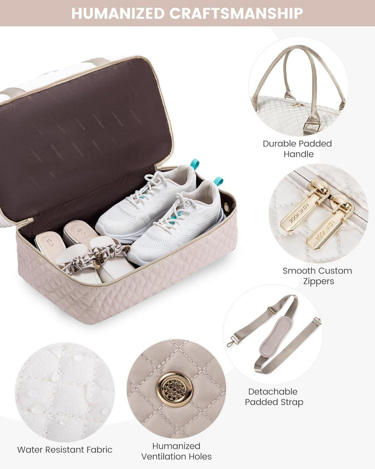 LOVEVOOK Reisetaschen Set Damen Handgepäck Tasche Weekender