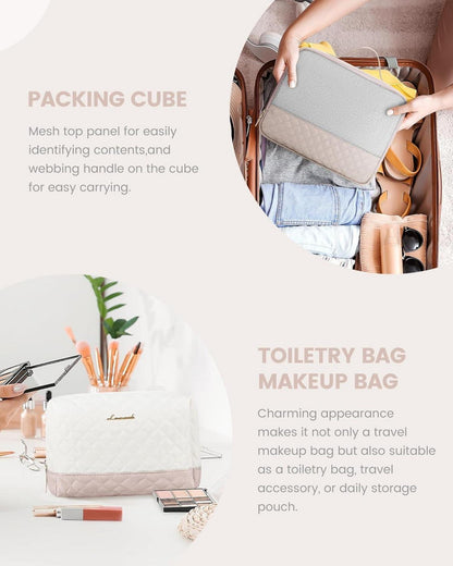 Reisetaschen Set Damen Sporttasche Handgepäck Weekender Travel Duffle