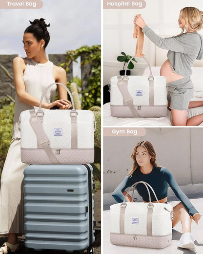 LOVEVOOK Reisetaschen Set Damen Handgepäck Tasche Weekender