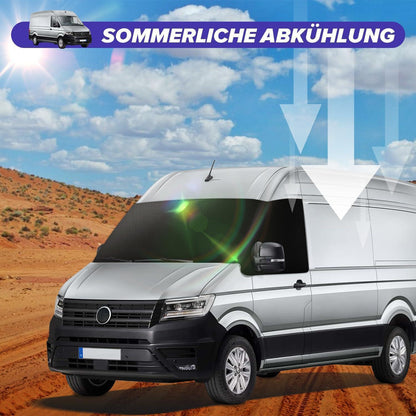 VW Crafter Frontscheibenabdeckung 2018-2023 – Wasserdicht & Verdunkelnd