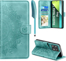 Premium PU Leder Flip Wallet Handyhülle für Xiaomi Redmi Note 13 Pro