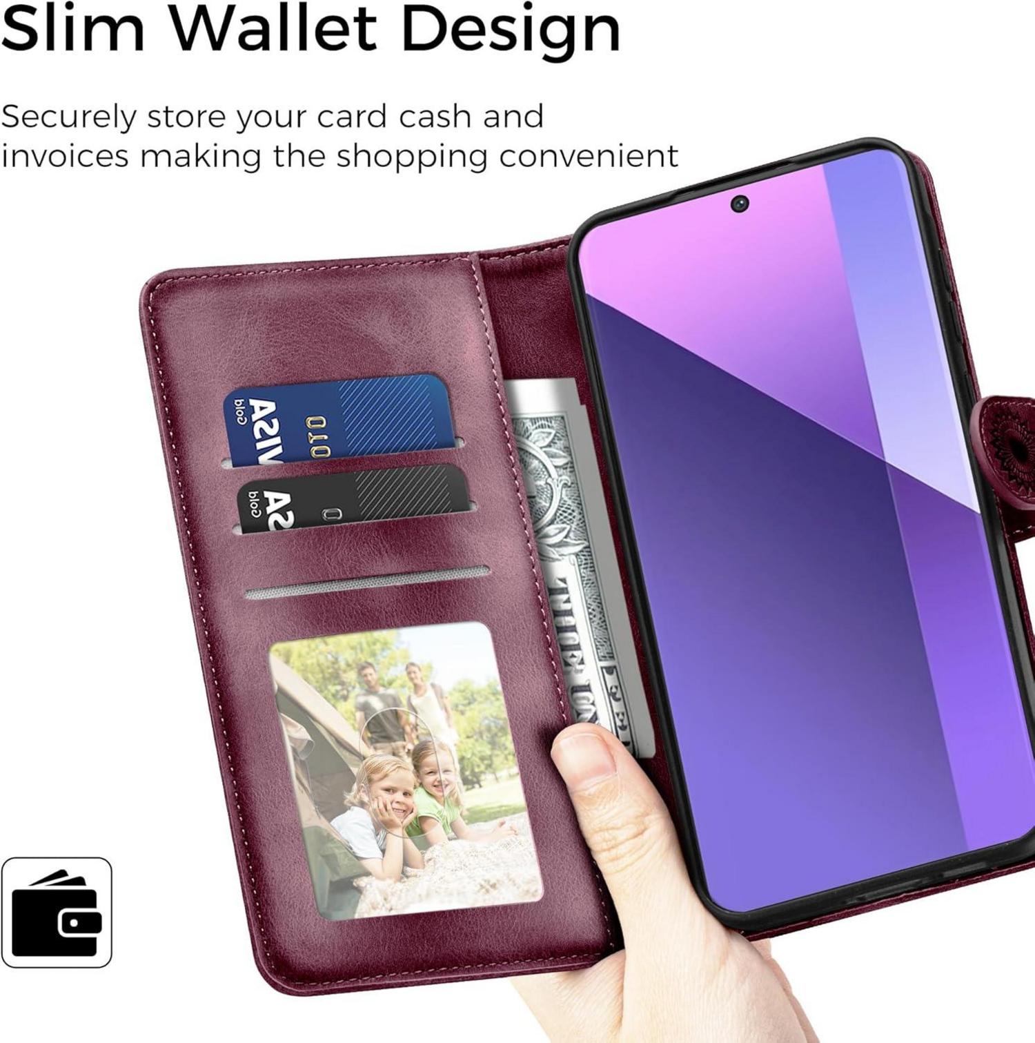 Xiaomi Redmi Note 13 Pro Plus 5G Handyhülle Flip Wallet PU